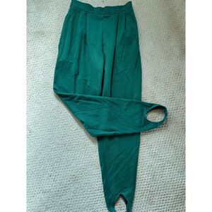 Vintage Y2K 90's Cotton Stirrup Fall High Rise Retro Soccer Mom Grandma Pants